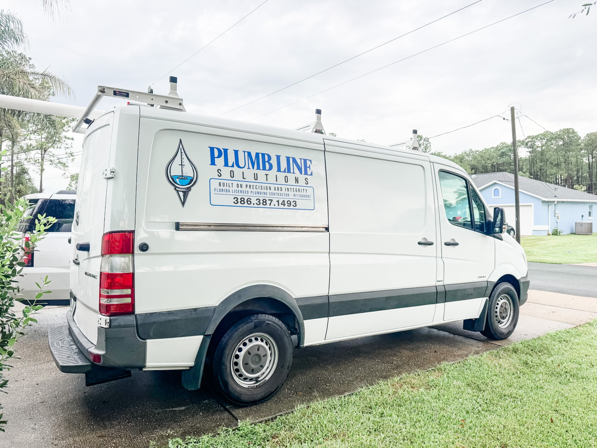 Plumb Line Solutions plumber at work